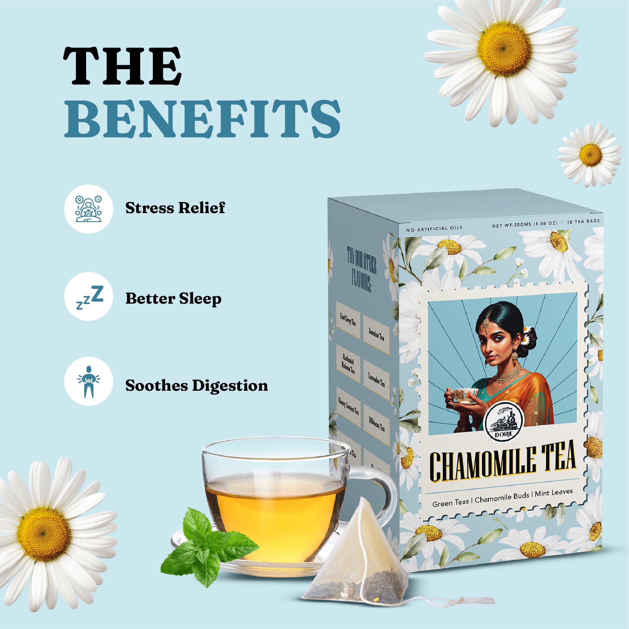 Chamomile Tea Pyramid Teabags