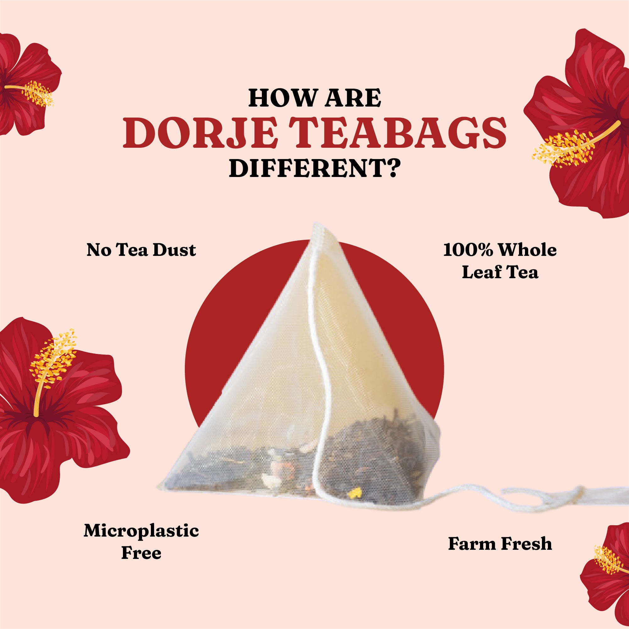 Hibiscus Tea Pyramid Teabags