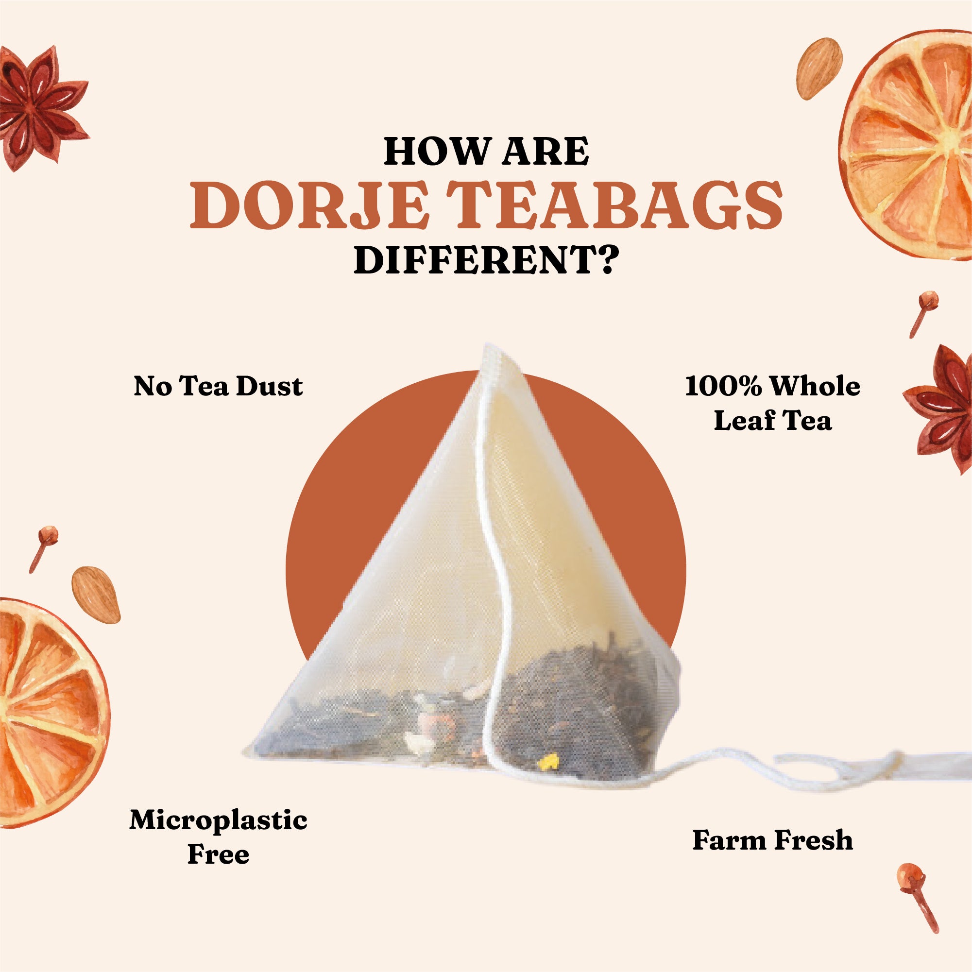 Kashmiri Kahwa Tea Pyramid Teabags