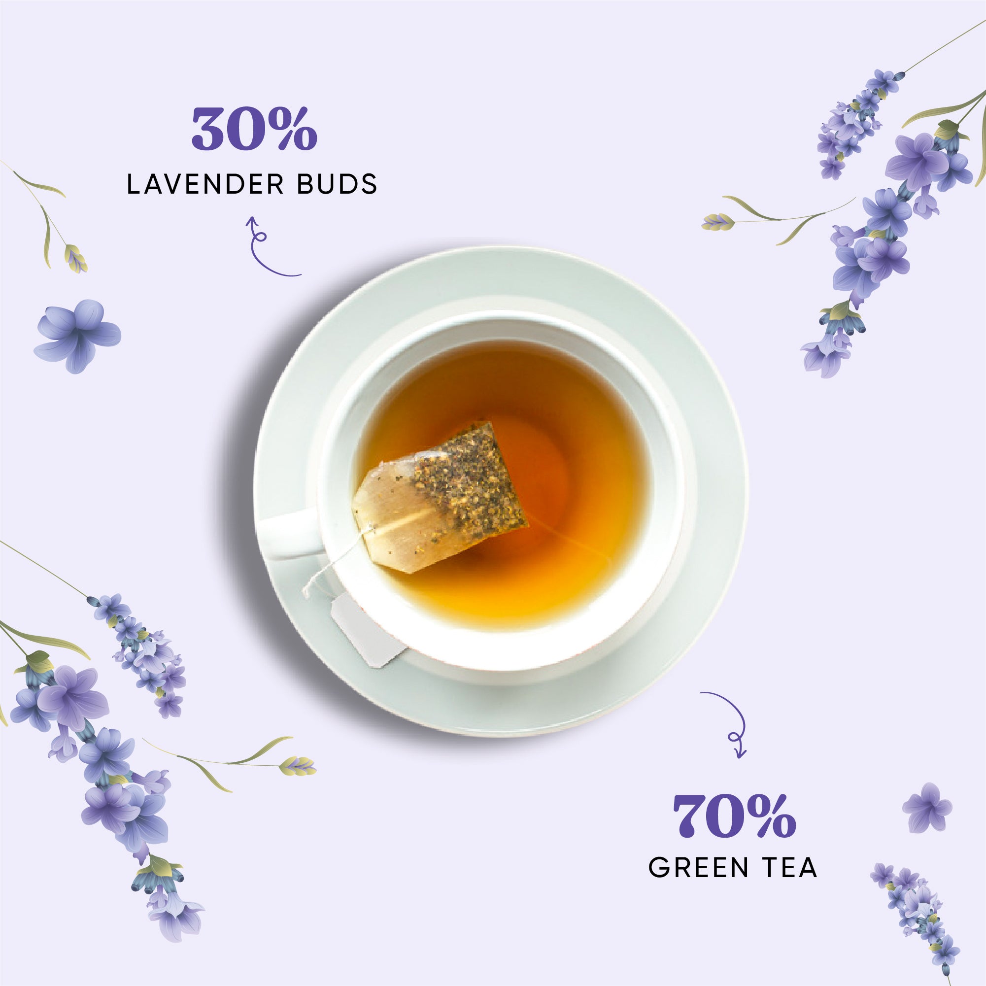 Lavender Tea Pyramid Teabags