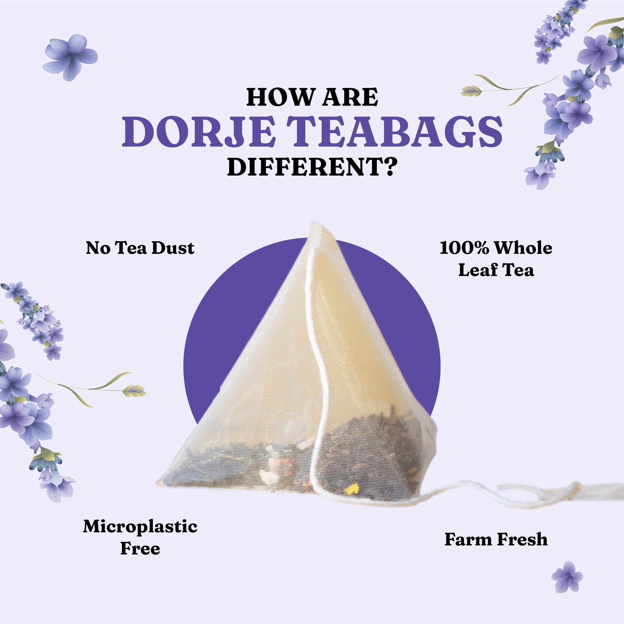 Lavender Tea Pyramid Teabags