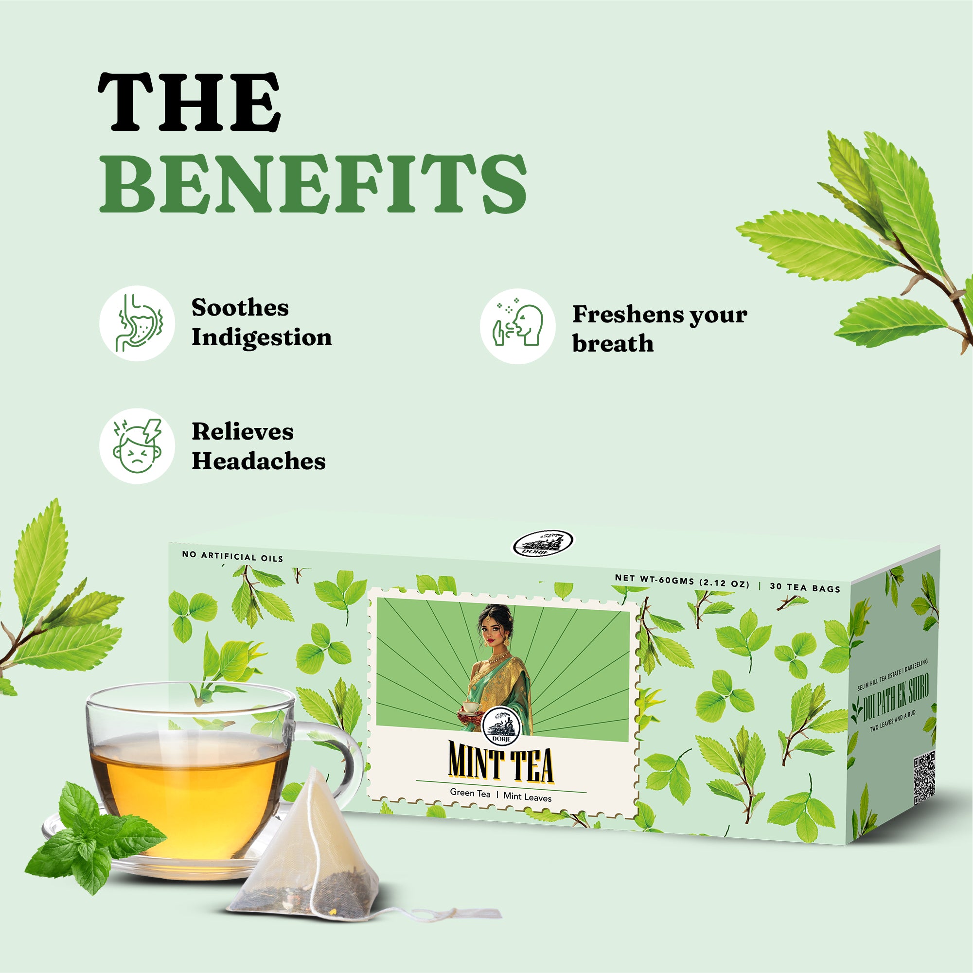 Mint Tea Pyramid Teabags