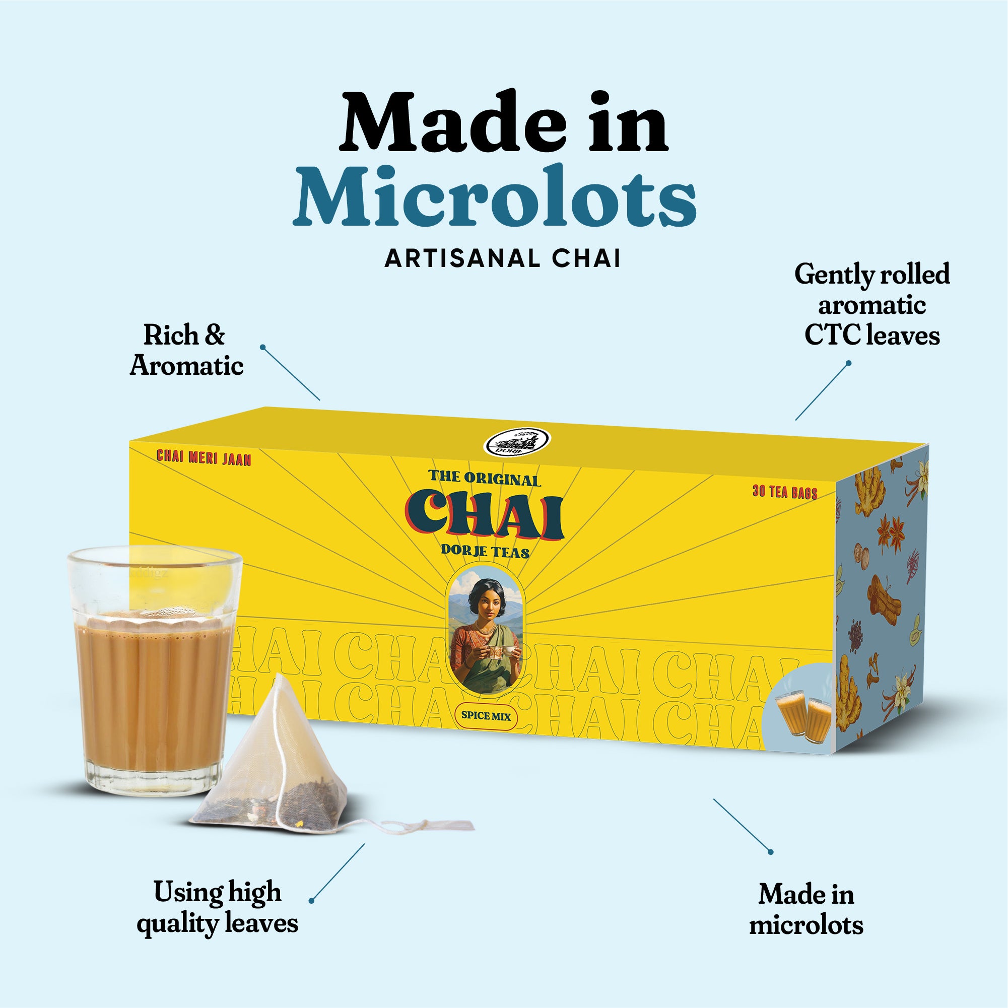 OG Chai Pyramid Teabags