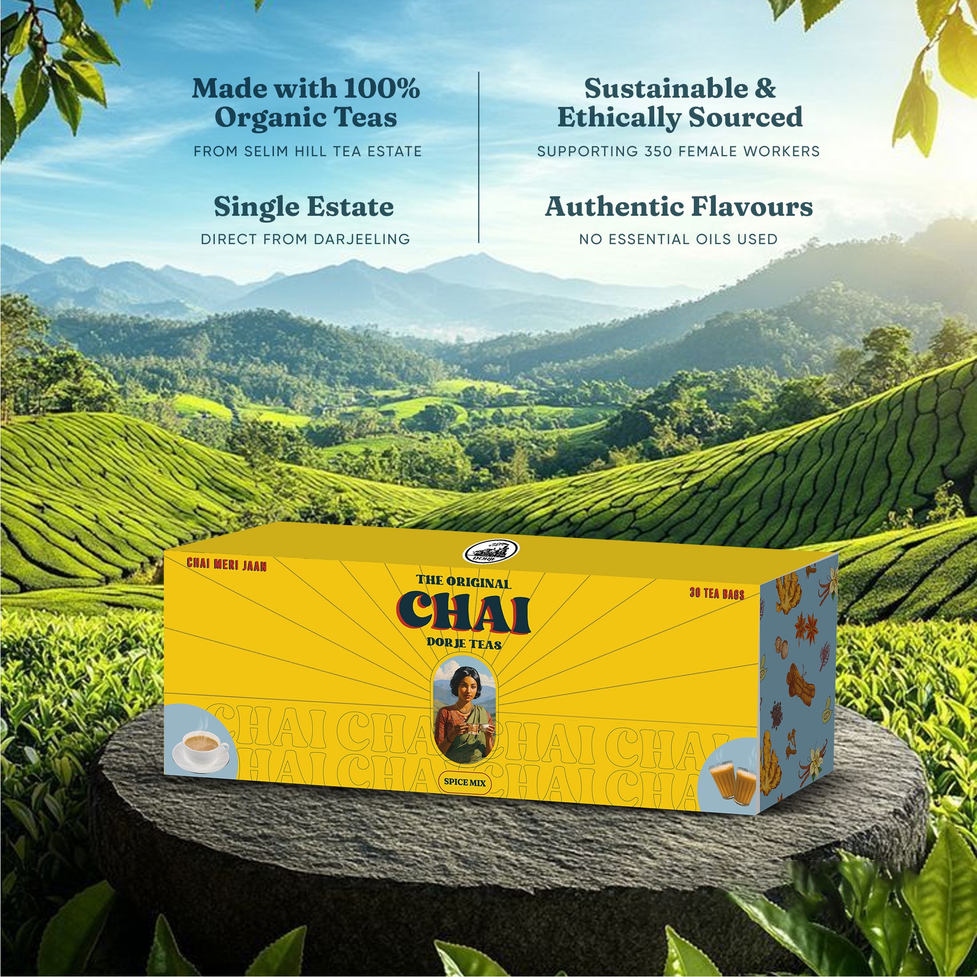 OG Chai Pyramid Teabags