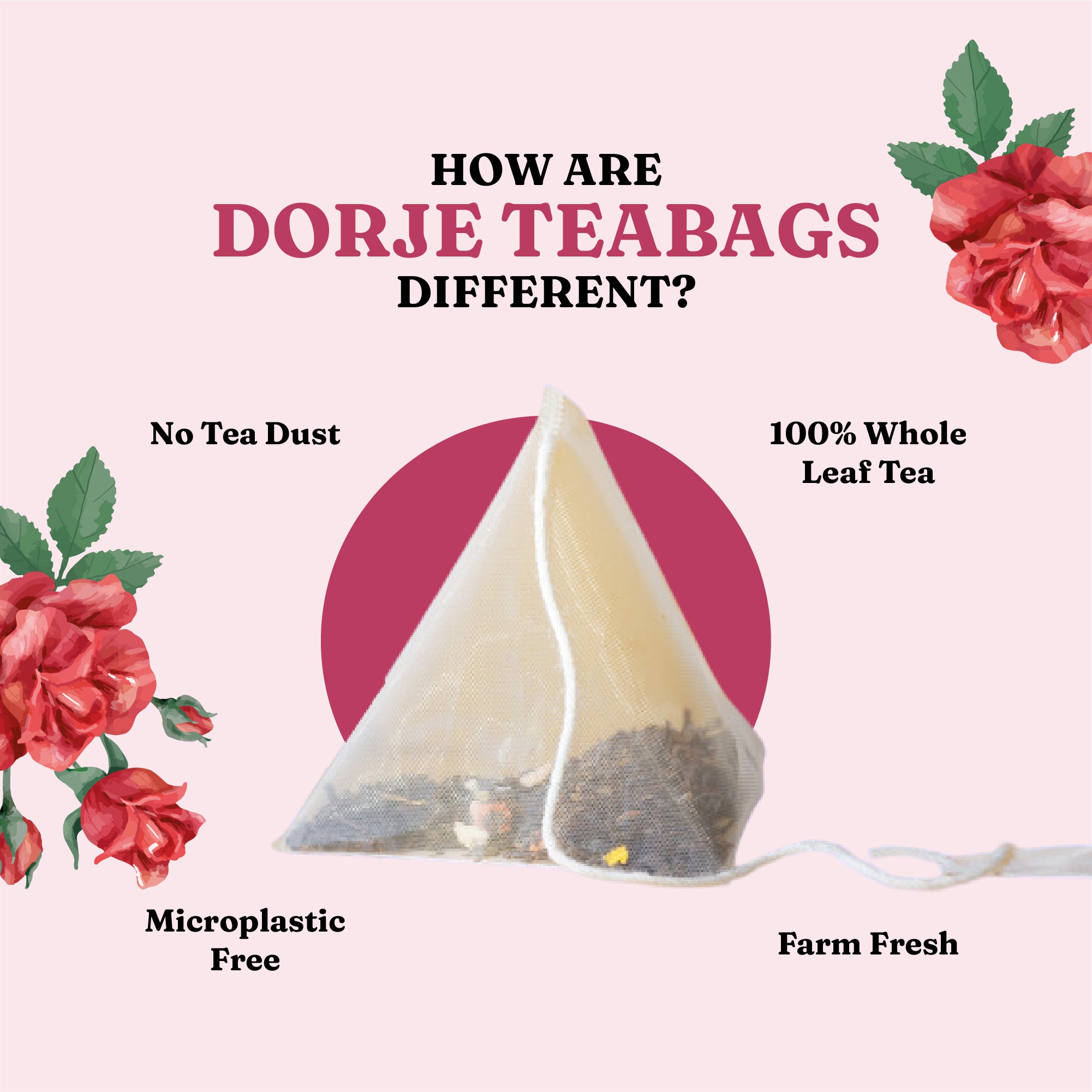 Rose Tea Pyramid Teabags