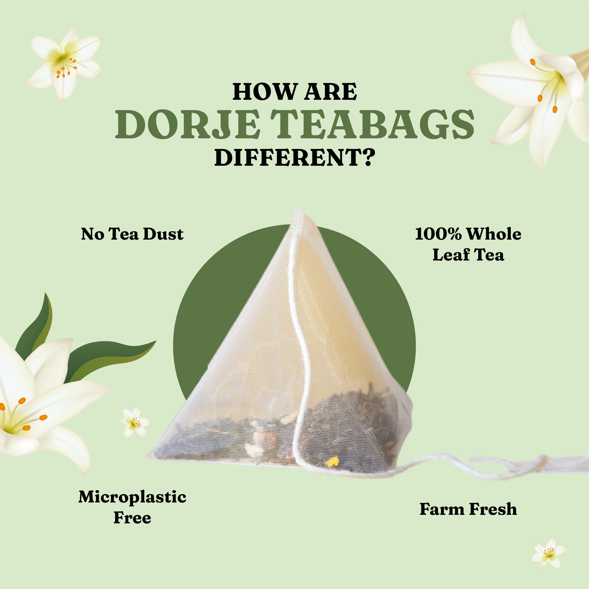 Jasmine Tea Pyramid Teabags