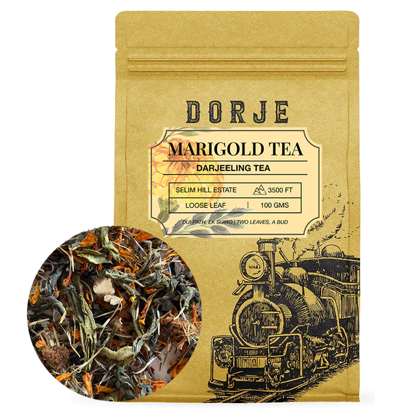 Dorje Marigold Ginger Tea – Bright and Beautiful