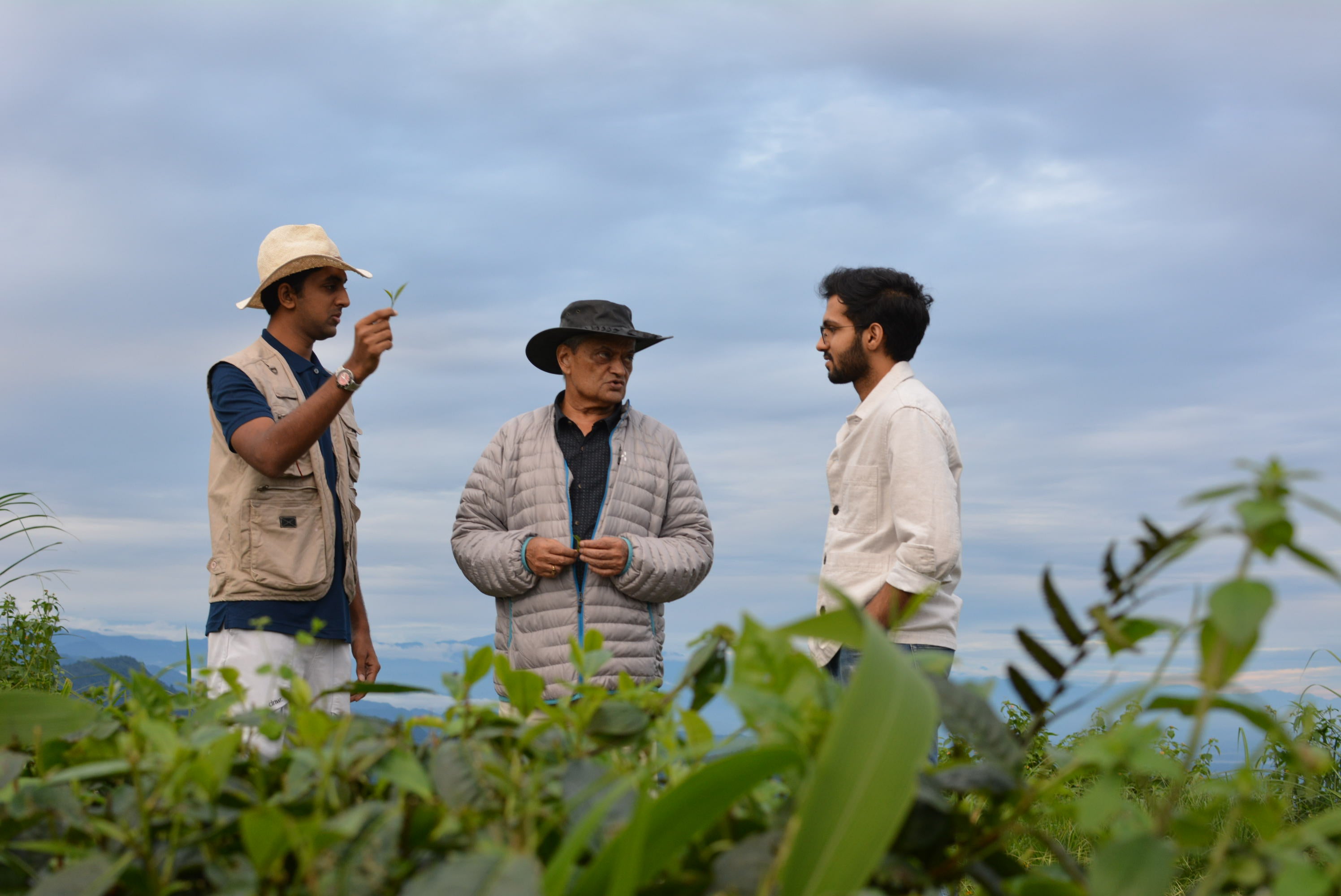 Legendary tea planter Rajah Banerjee in conversation with Dorje Co founder Sparsh Agarwal and Ishaan Kanodia