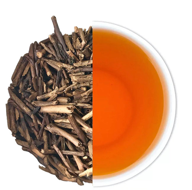 A cup of Japanese Kukicha - Darjeeling Twig tea